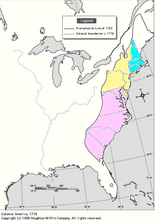 Map Of 13 Original Colonies. the 13 original colonies